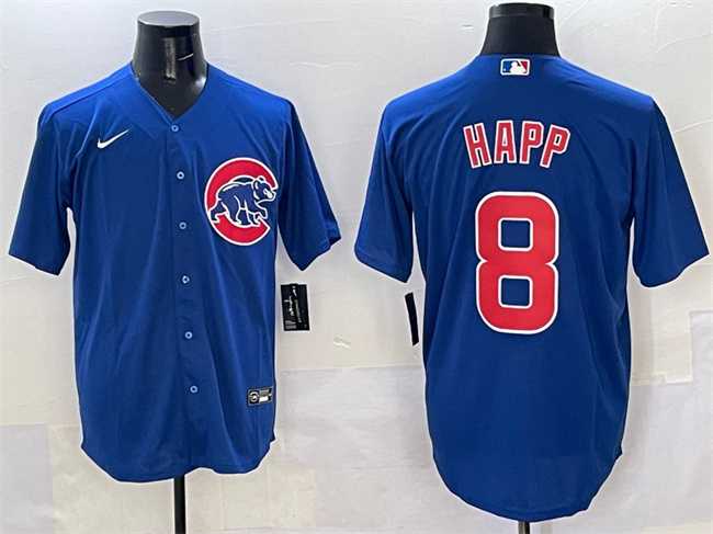 Men's Chicago Cubs #8 Ian Happ Royal Cool Base Stitched Jersey,We sell and wholesale Men's Chicago Cubs #8 Ian Happ Royal Cool Base Stitched Jersey on line form chian!